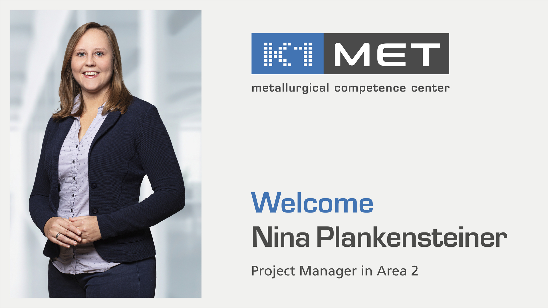 Nina Plankensteiner, Project Manager in Area 2