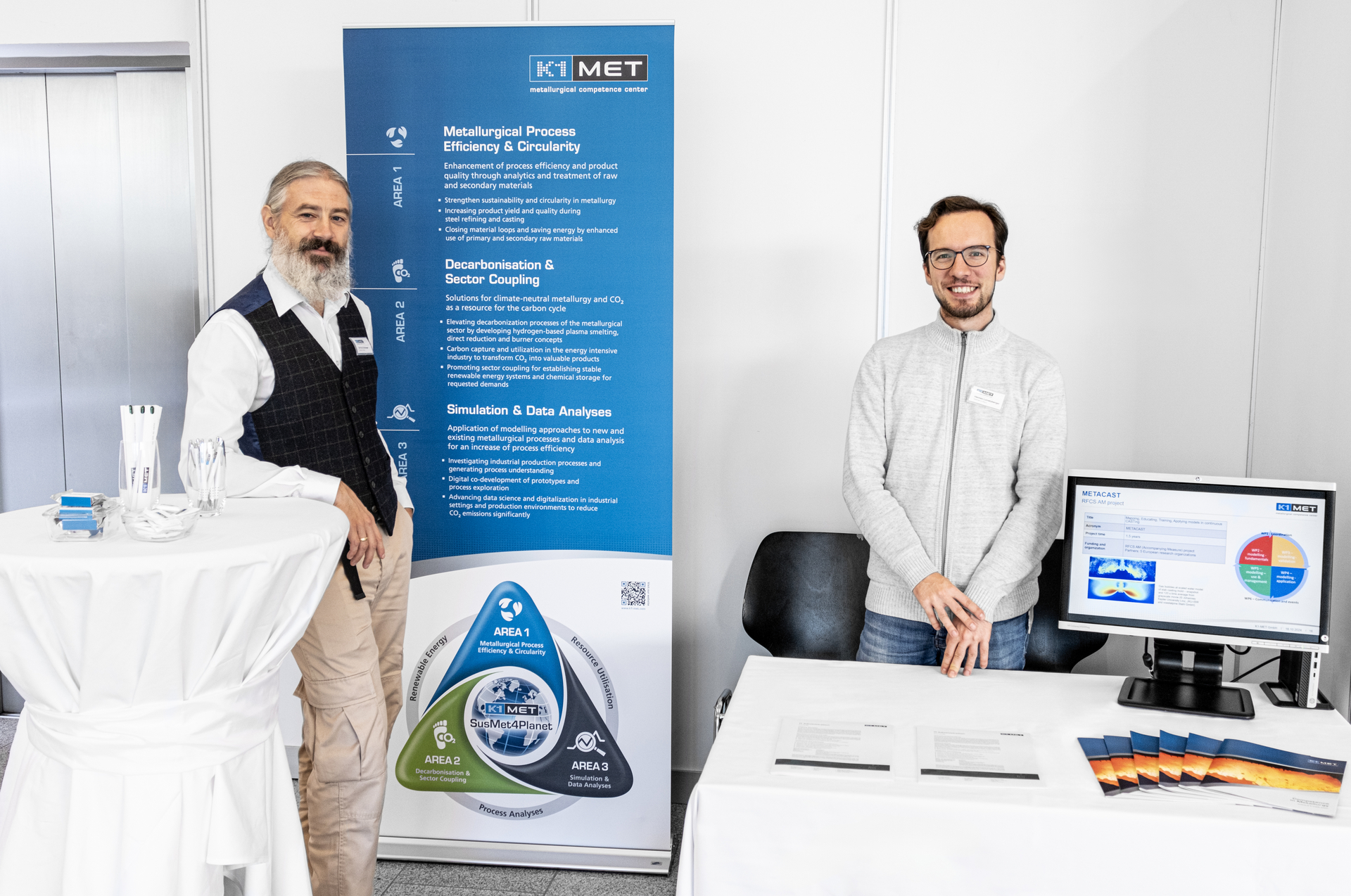 Gerhard Holzinger and Hannes Lumetzberger, K1-MET GmbH