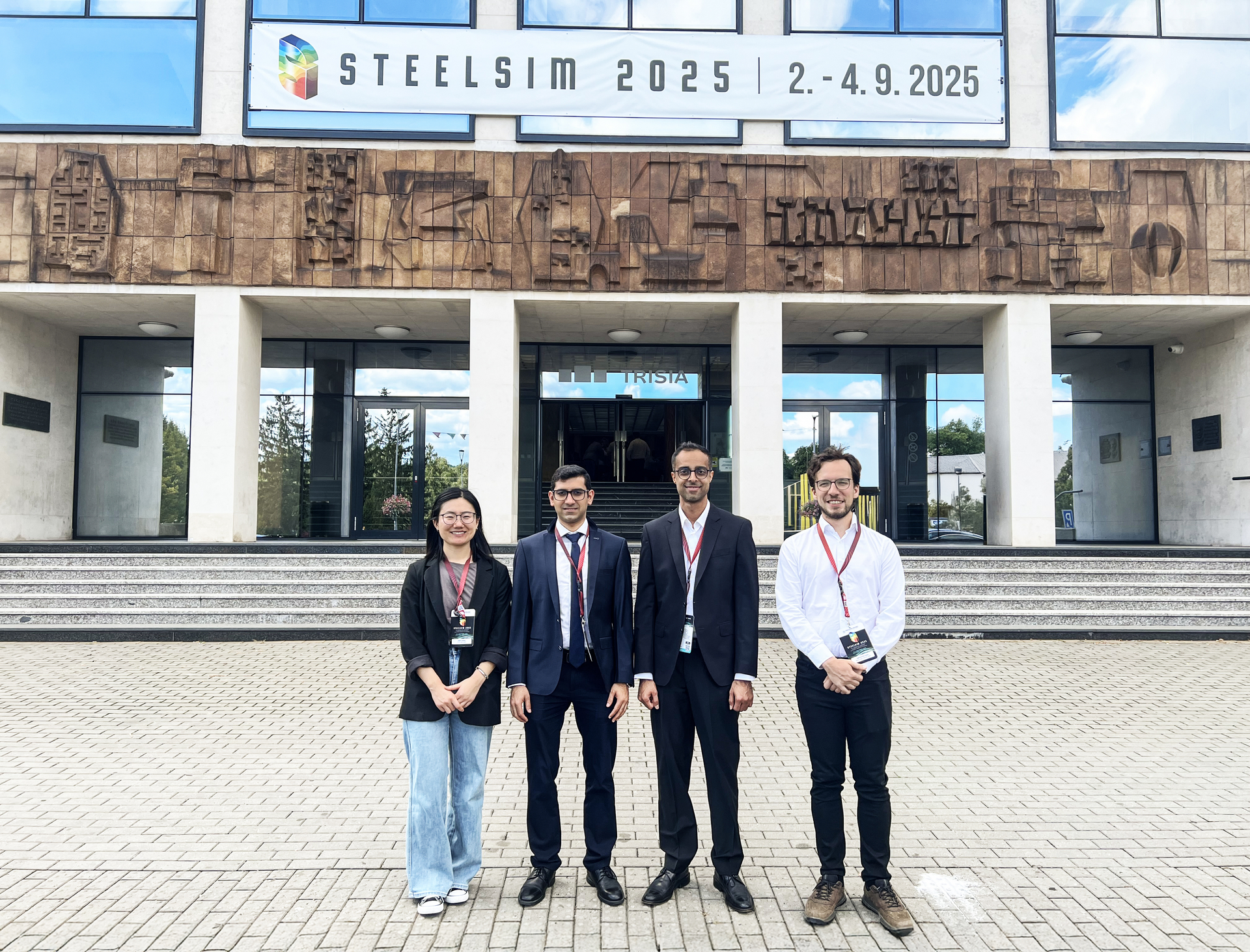 Xiaomeng Zhang, Ali Sedaghat, Alireza Atf und Hannes Lumetzberger (K1-MET GmbH)