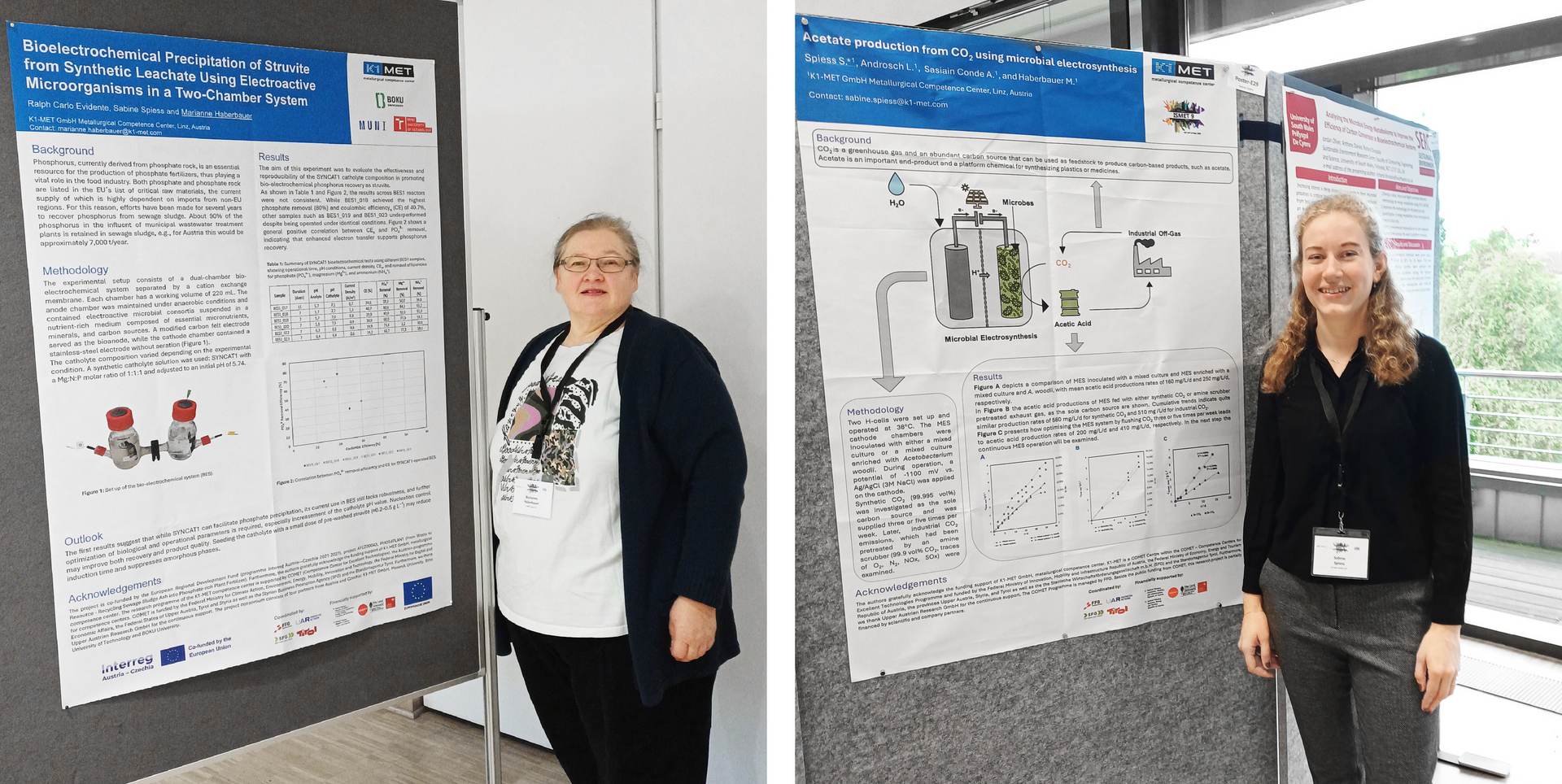 ISMET9 2025. Photo left: Marianne Haberbauer; photo right: Sabine Spiess