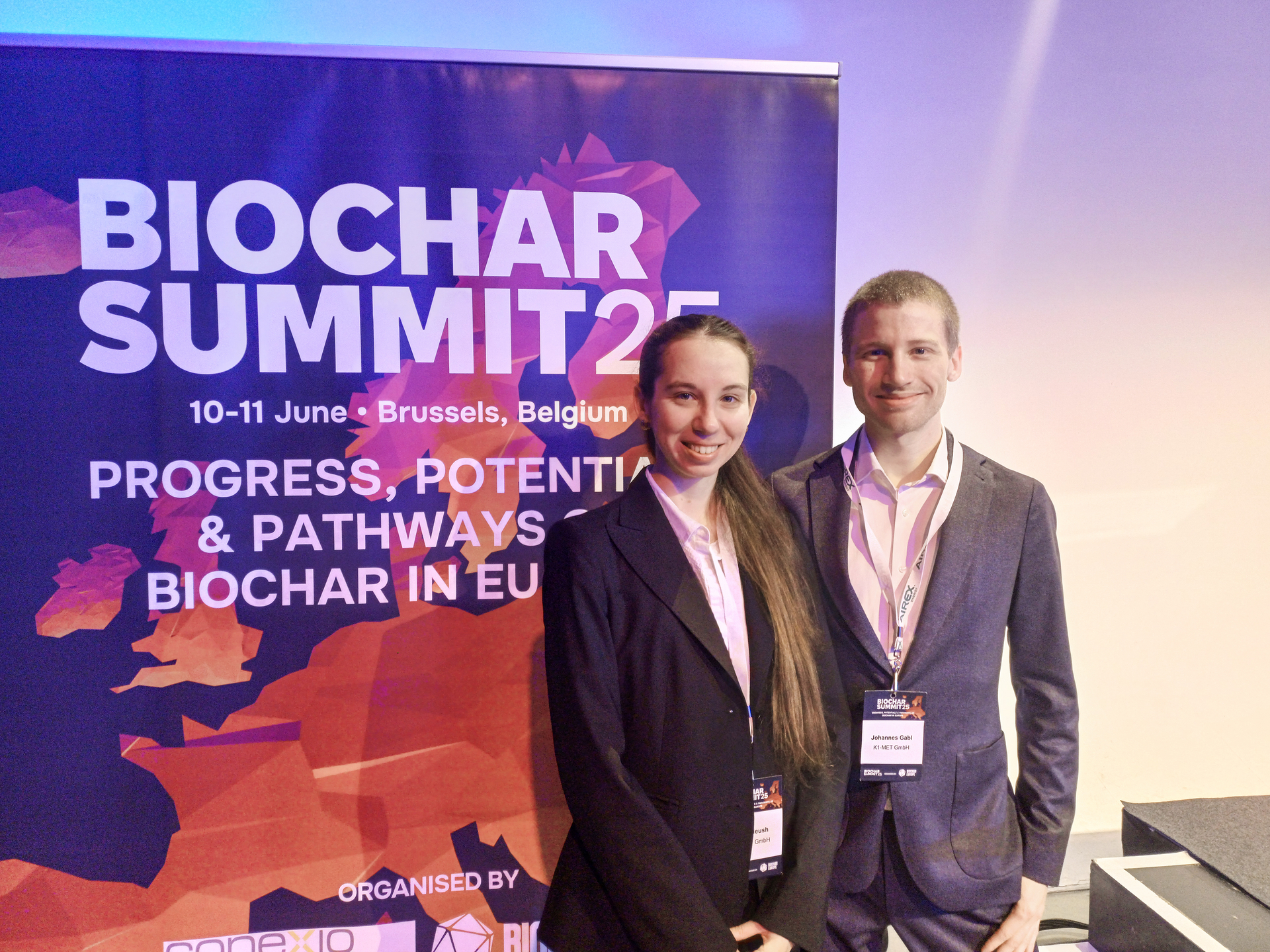 Lina Kieush und Johannes Gabl (K1-MET GmbH)