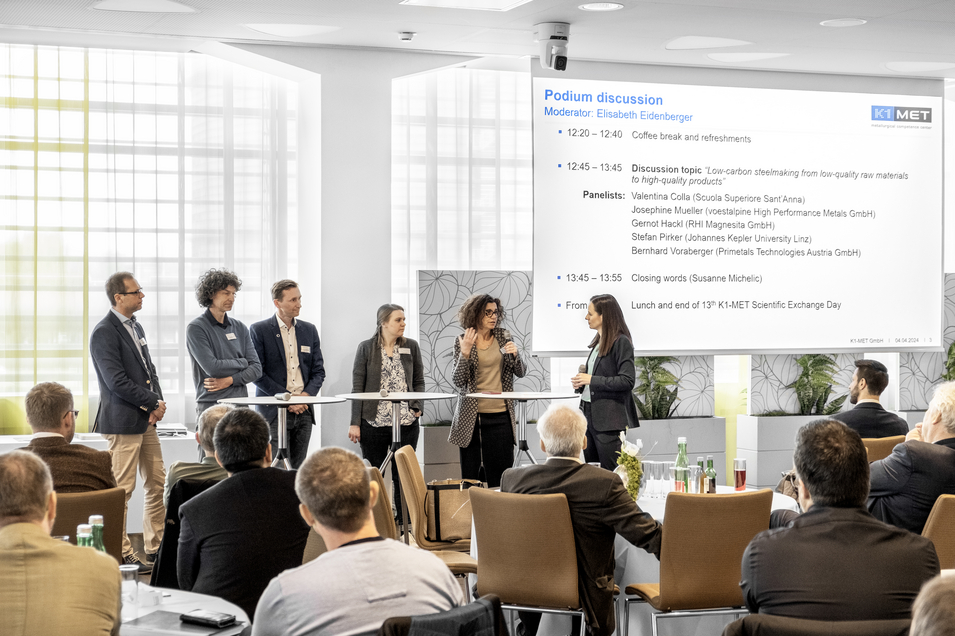Panel discussion moderated by MMag. Elisabeth Eidenberger