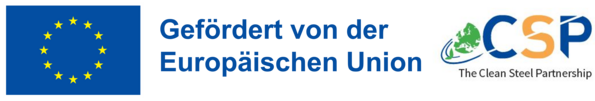 Fördergeber Europäische Union, Clean Steel Partnership Logo