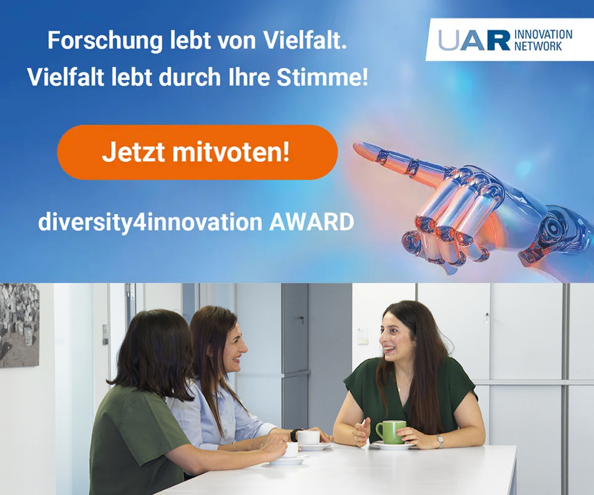 Hamideh Hassanpour. diversity4innovation AWARD