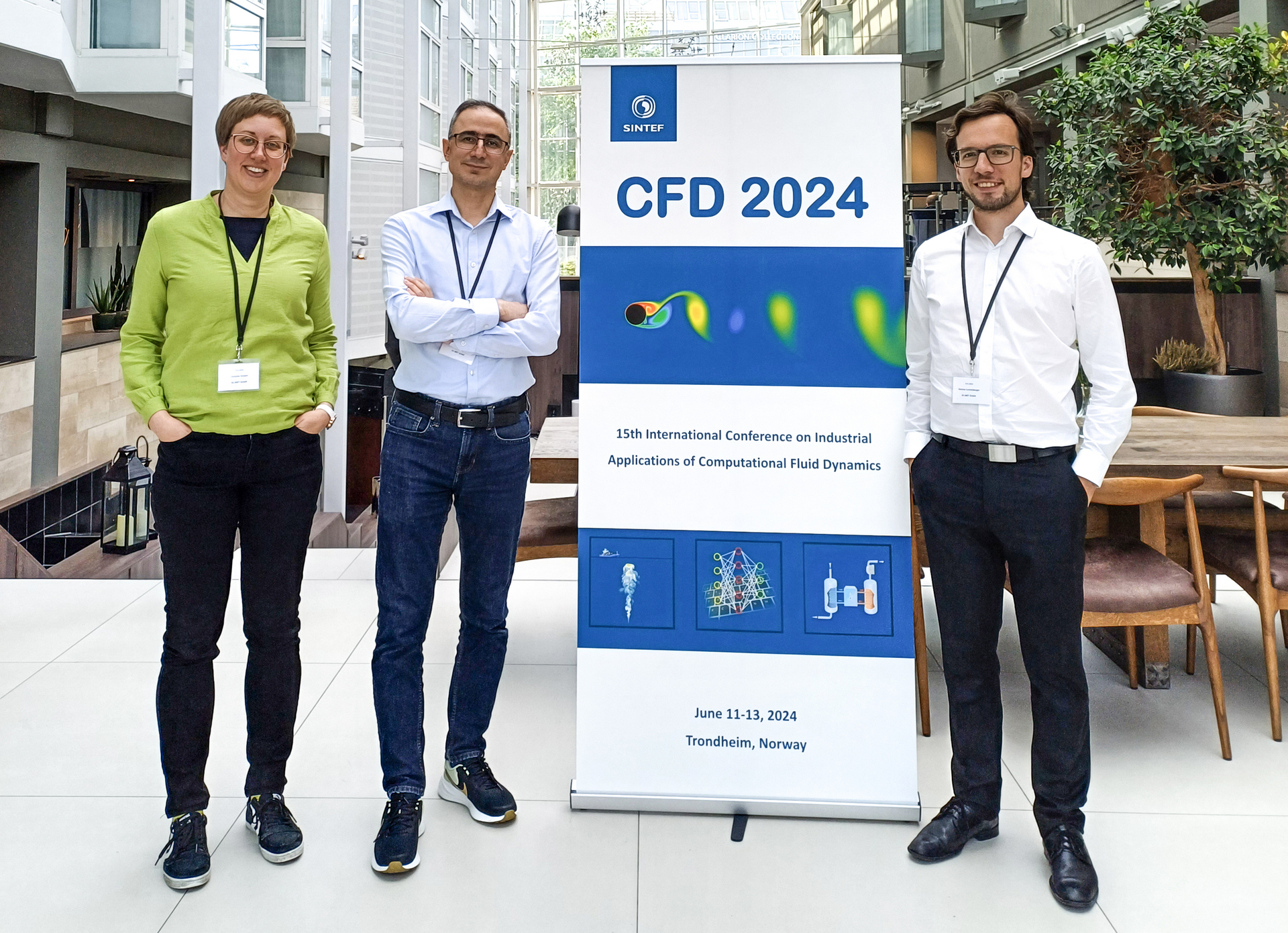 Photo from left to right: Christine Gruber, Hadi Barati, Hannes Lumetzberger