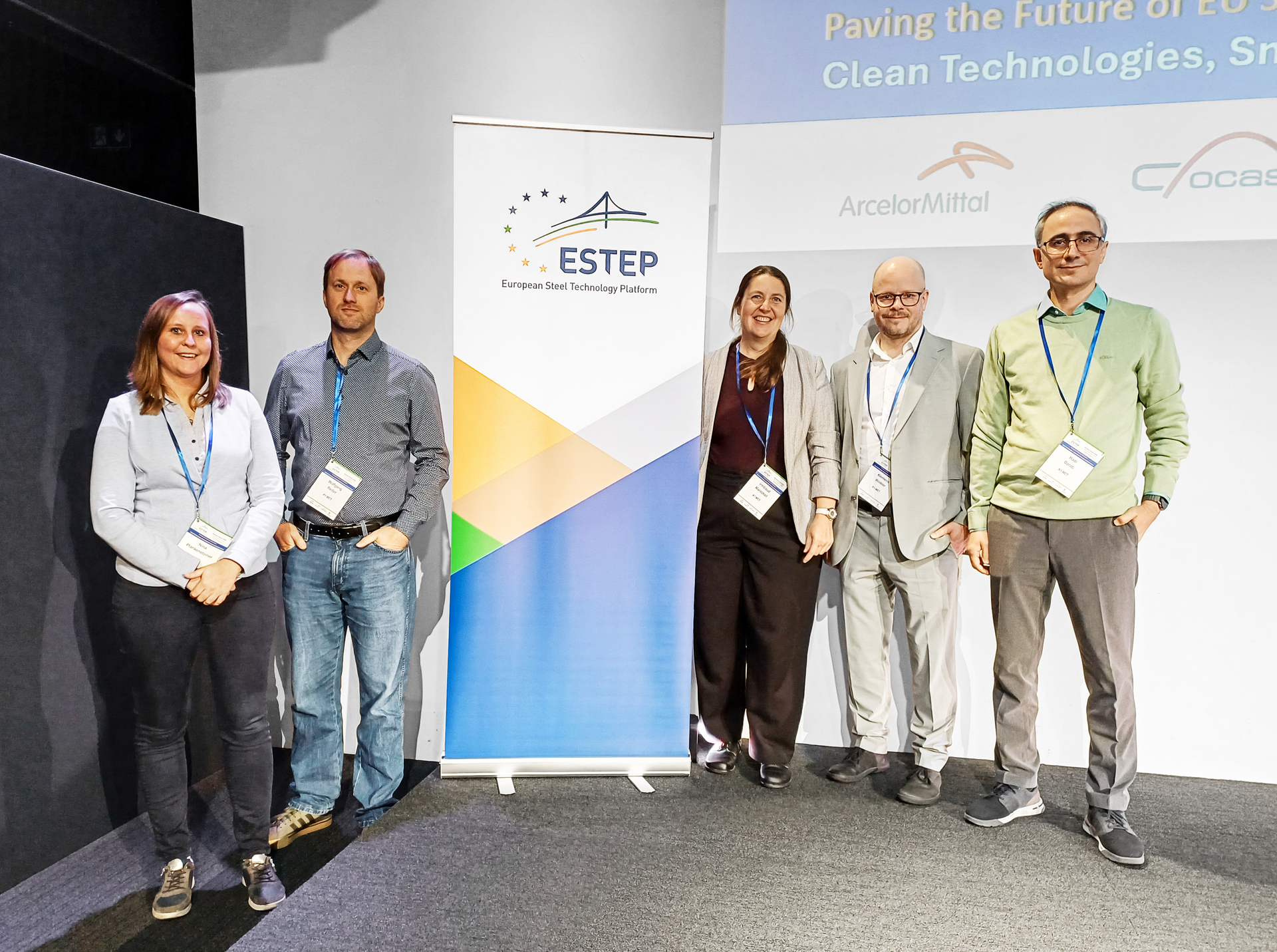 Foto: Nina Plankensteiner, Wolfgang Reiter, Irmtraud Marschall, Klemens Winkler und Hadi Barati (K1-MET GmbH)