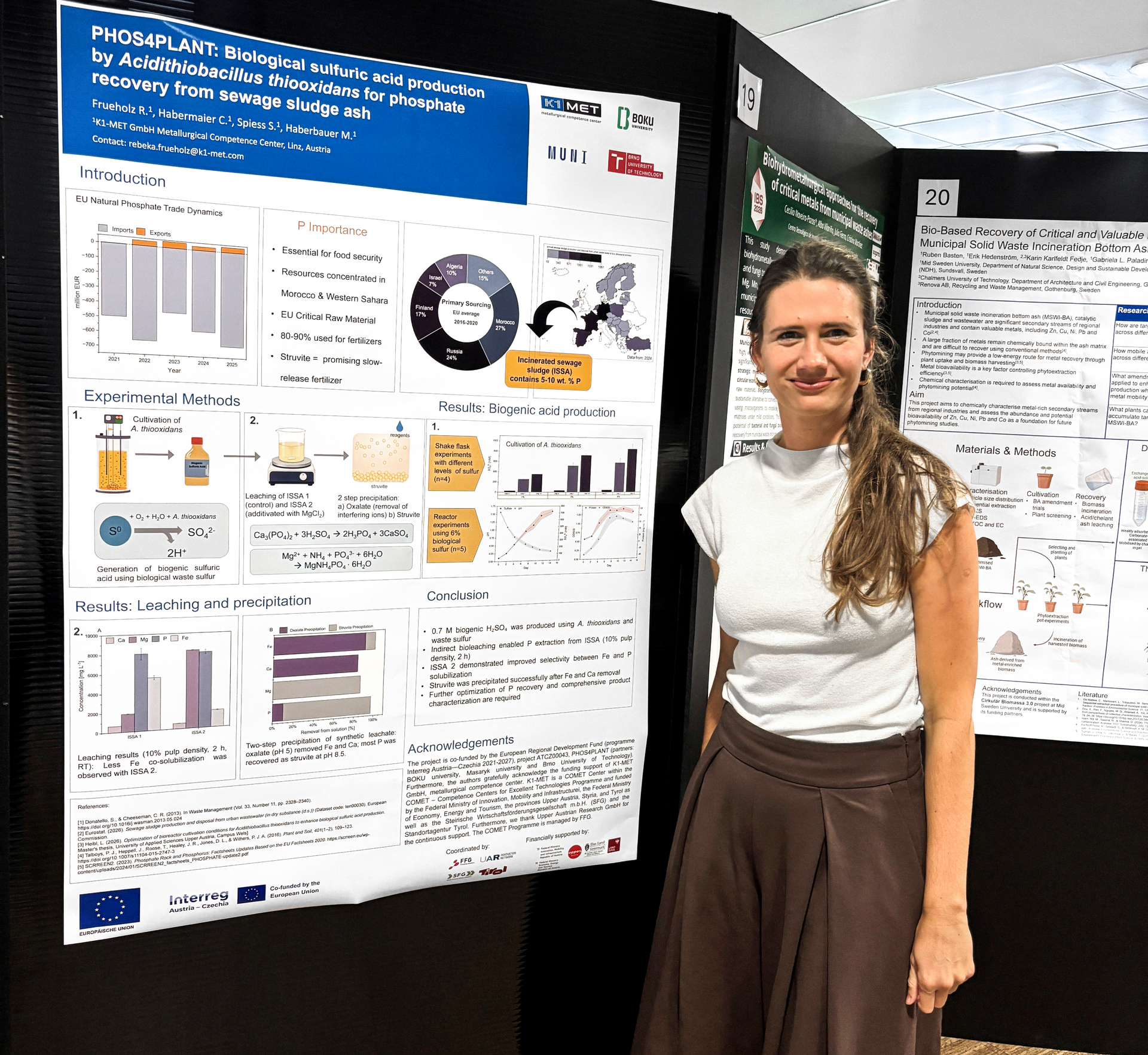 photo: Poster Presentation by Rebeka Frueholz, K1-MET GmbH