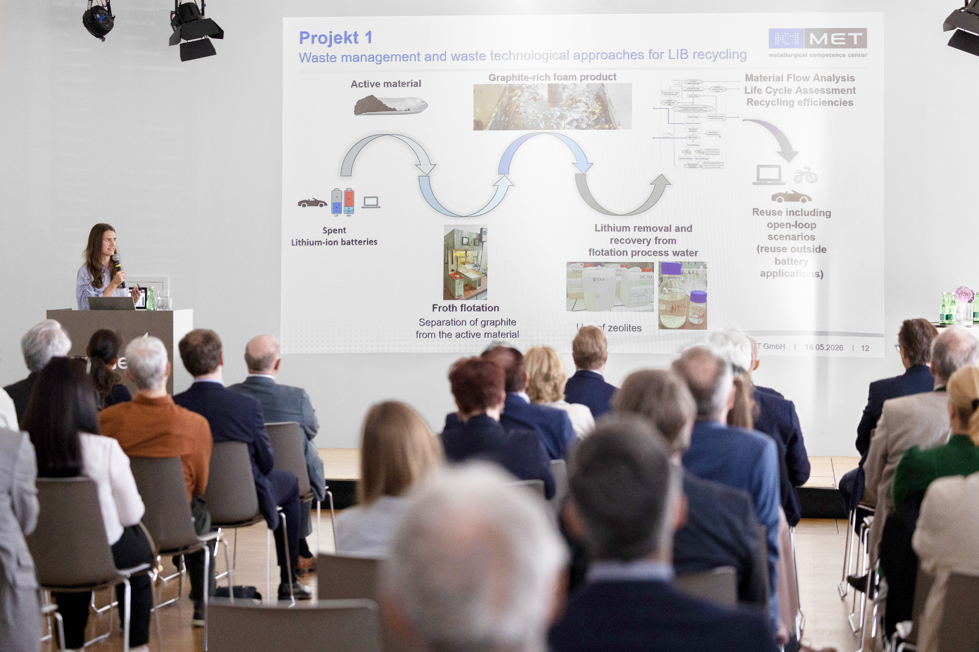 Presentation by Rebeka Frueholz (© Land Oberoesterreich_Daniela Sternberger)