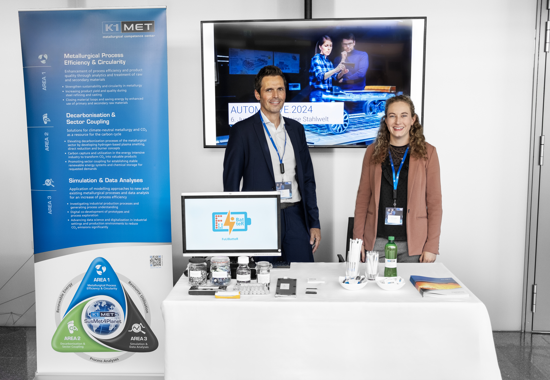 Johannes Rieger and Sabine Spiess, K1-MET GmbH
