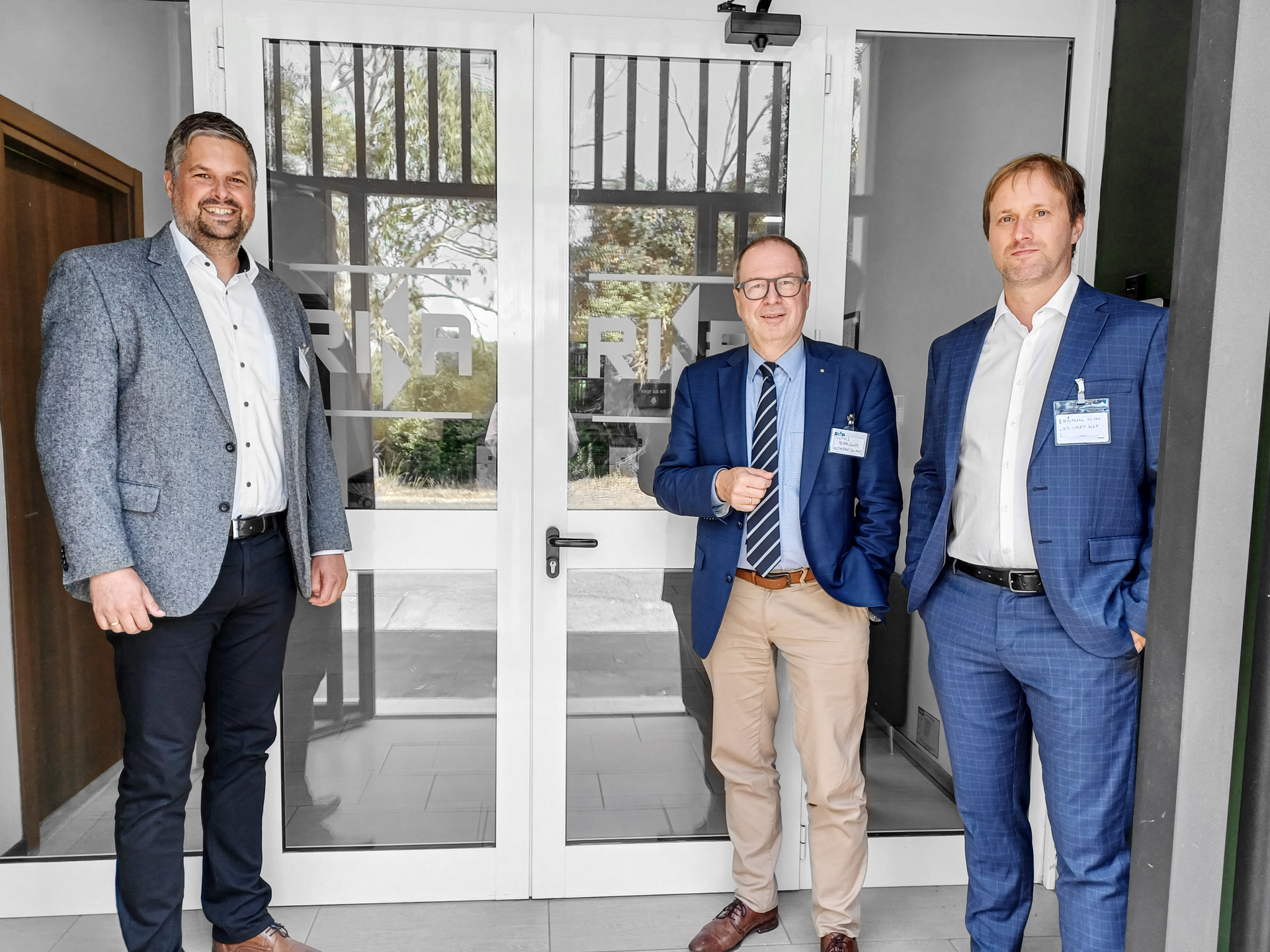Foto von links nach rechts: Lukas Schmidt, Thomas Bürgler und Wolfgang Reiter, K1-MET GmbH