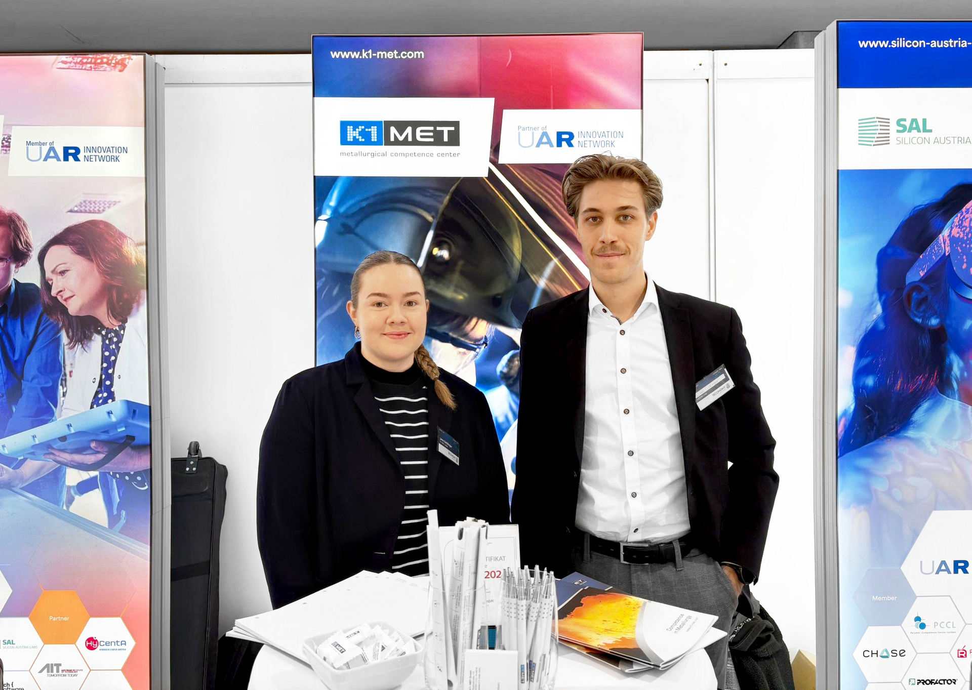  Jana Geiblinger und Lukas Gupfinger, K1-MET GmbH.