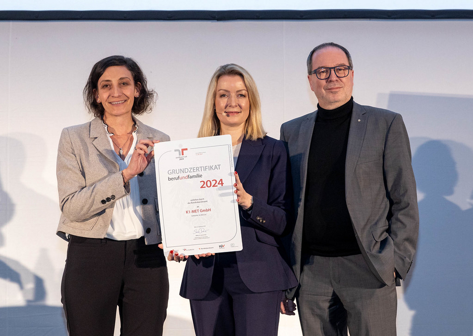 berufundfamilie Certificate award ceremony in September 2024
