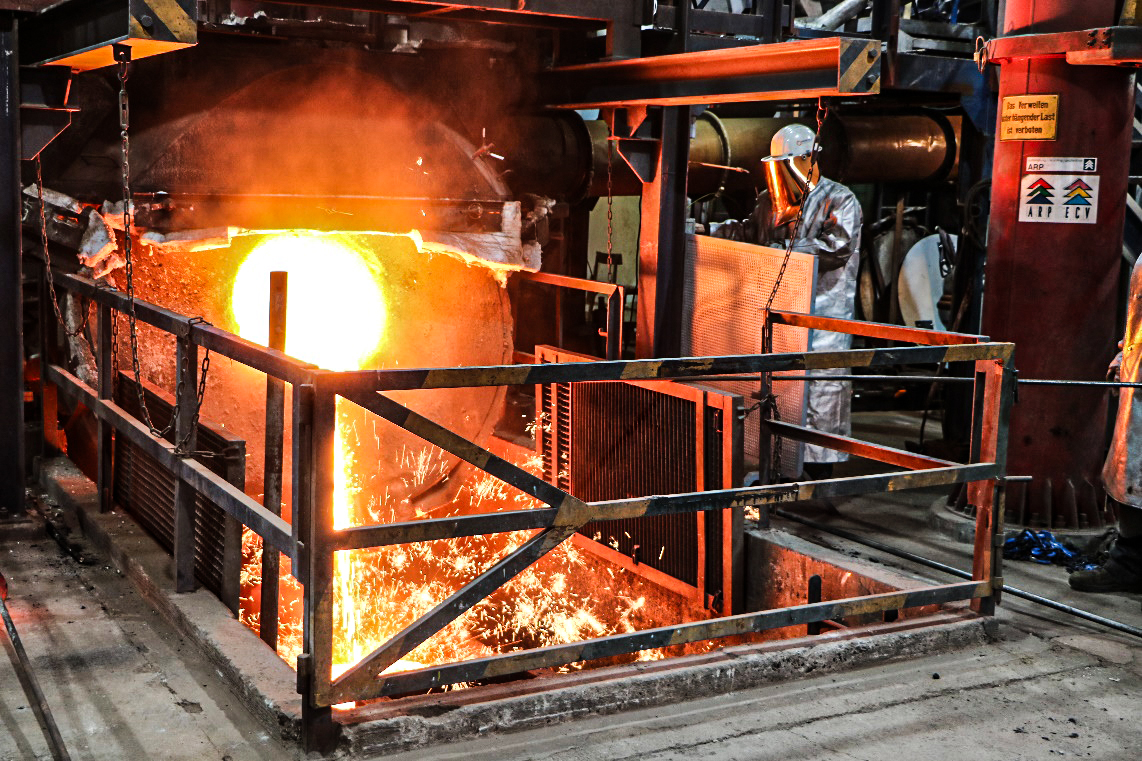 Pilot tests at a Smelter (© Primetals Technologies Austria GmbH)