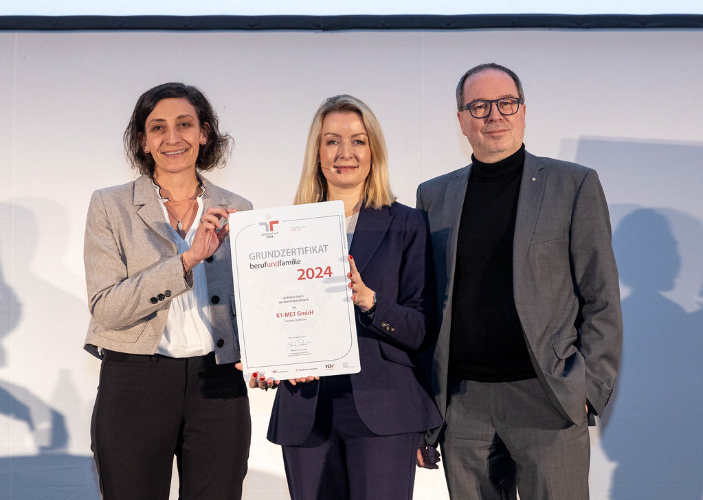 berufundfamilie Certificate award ceremony in September 2024